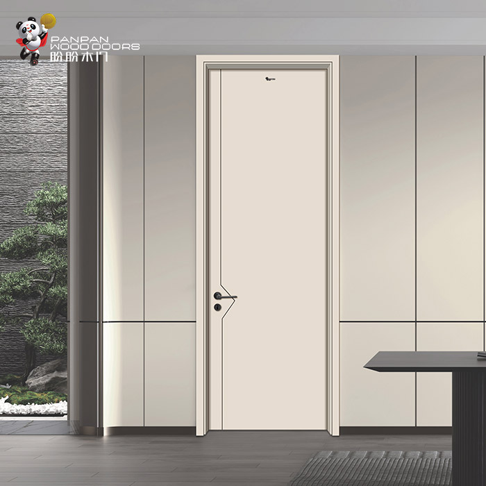 盼盼轻奢免漆门PA1-19|盼盼木门