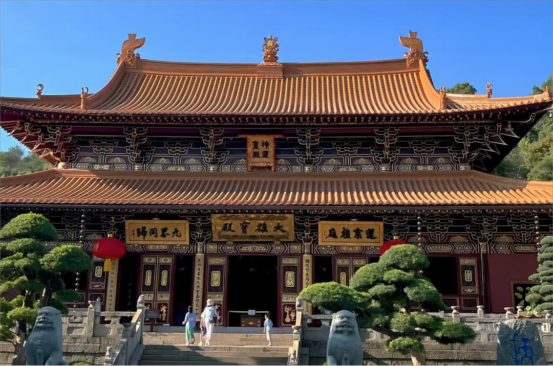 盼盼木门经典案例——九江庐山东林寺项目