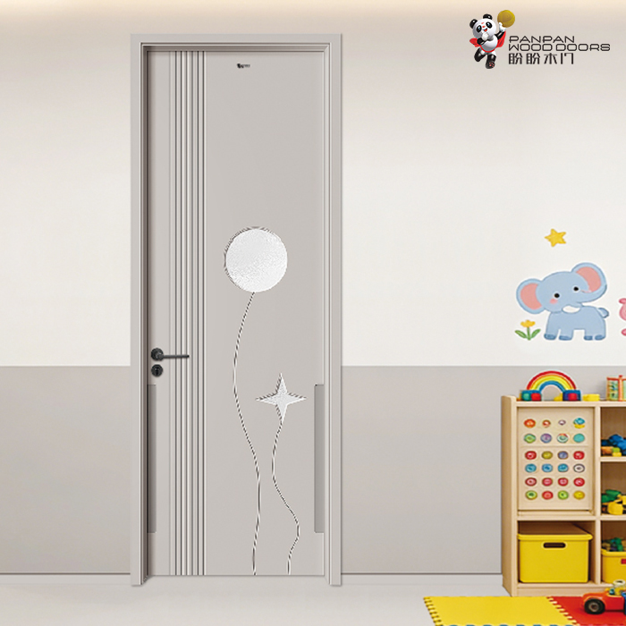 盼盼轻奢油漆门PA6-2|盼盼木门 盼盼轻奢油漆门PA6-2|盼盼木门