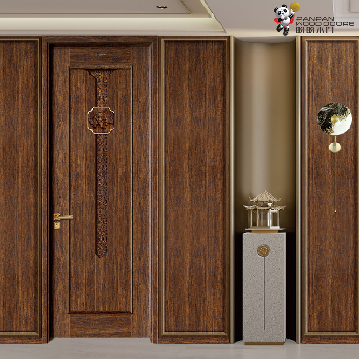 盼盼中式油漆门PB5-3|盼盼木门 盼盼中式油漆门PB5-3|盼盼木门